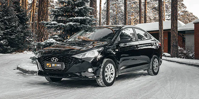 Hyundai Solaris (черный, 123 л.с.) в аренду