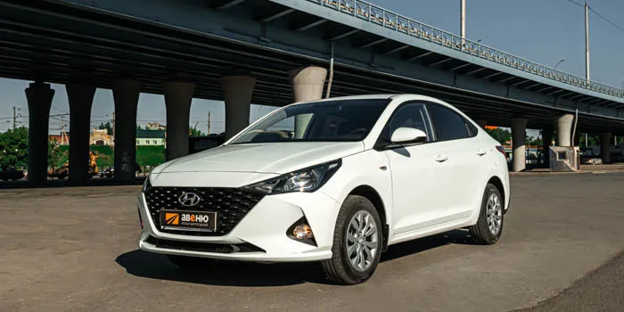 Hyundai Solaris белый в аренду
