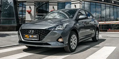 Hyundai Solaris (серый) в аренду