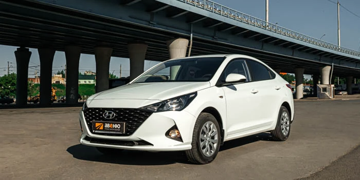 Hyundai Solaris белый в аренду